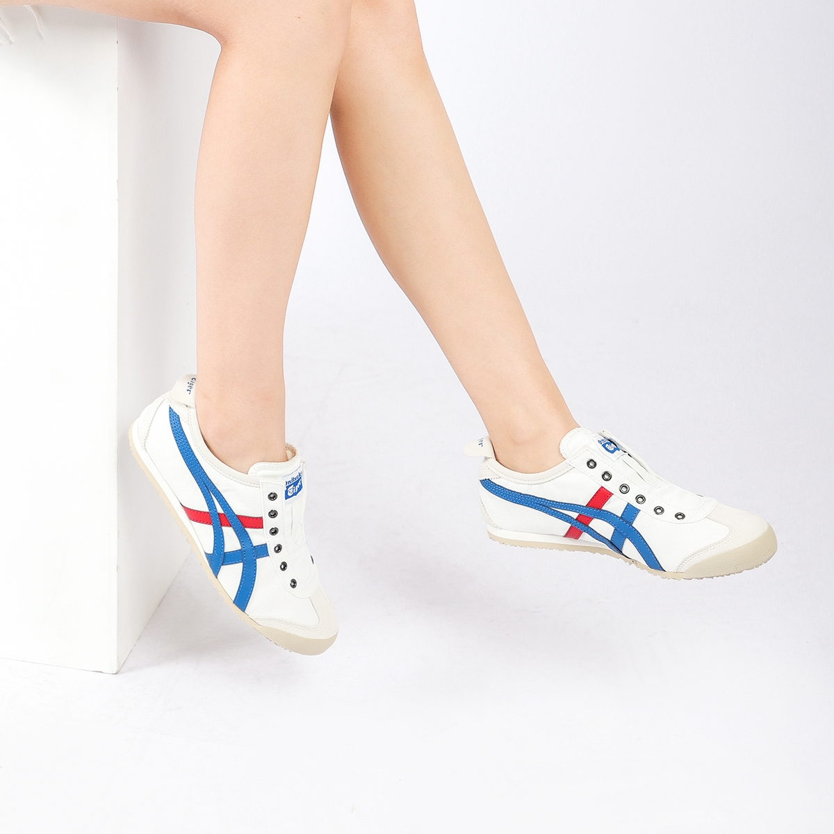Onitsuka Tiger Mexico 66 Slip-On Tricolor - вид 9