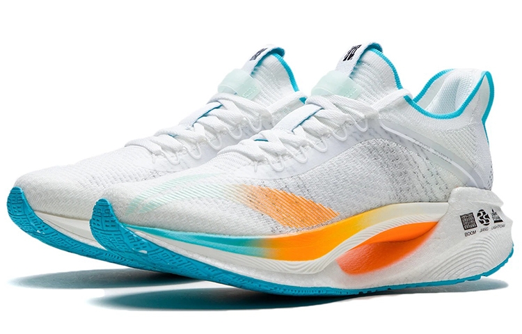 Li-Ning Jueying Essential Standard White/Light Aqua Blue - вид спереди