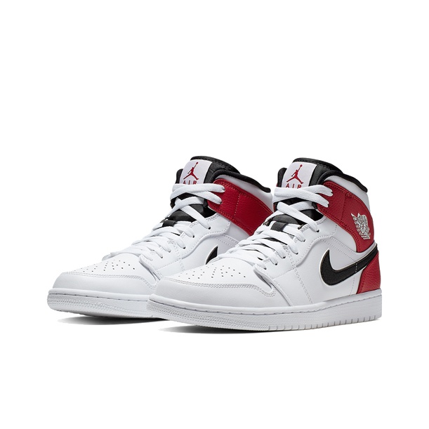 Jordan Air Jordan 1 Mid White Chicago - вид спереди
