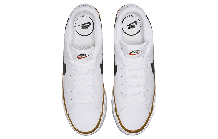 Nike Court Legacy Next Nature White Desert Ochre - вид сзади