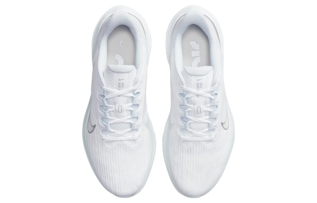 Nike Air Winflo 9 White Metallic Silver - вид сзади