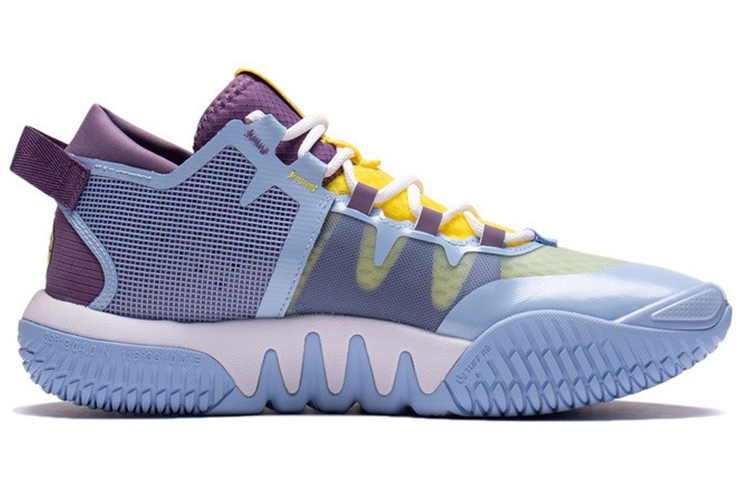 Li-Ning Badfive 2 Low Blue Purple - вид с внутренней стороны