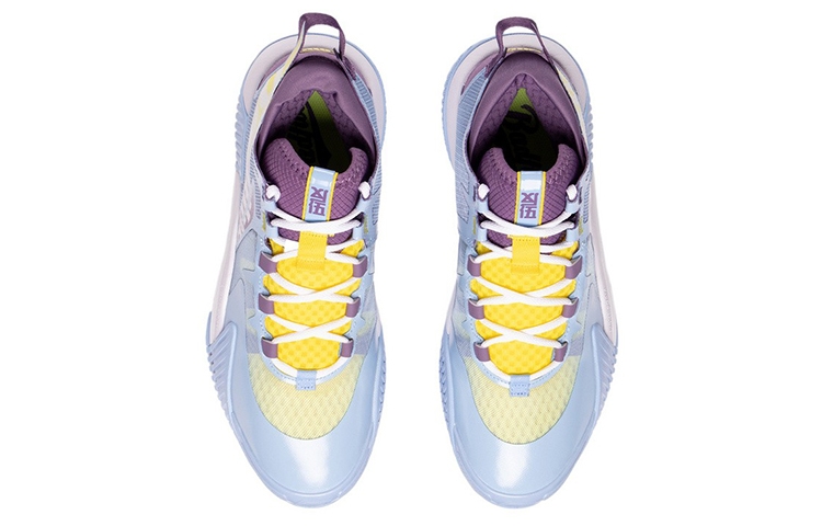 Li-Ning Badfive 2 Low Blue Purple - вид сзади