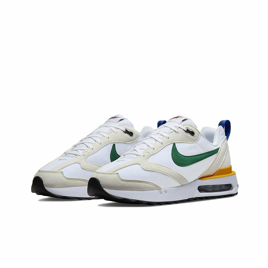 Nike Air Max Dawn 'White Green Yellow' - вид спереди