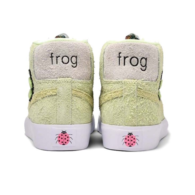 Frog Skateboards x Nike Blazer QS - подошва
