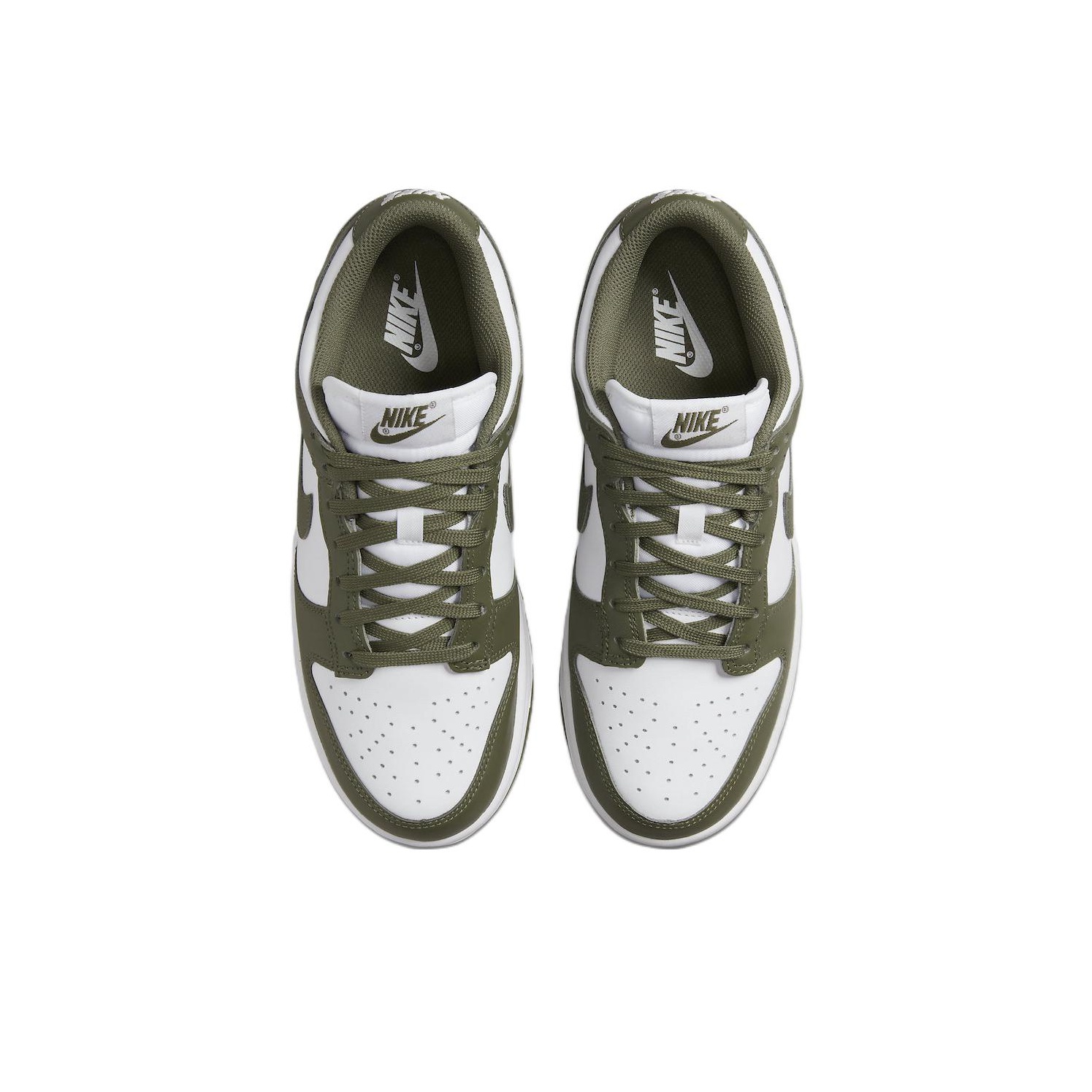Nike Dunk "Medium Olive" - вид сзади