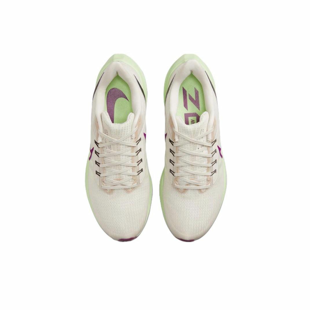 Nike Air Zoom Pegasus 39 Light Orewood Brown/Red Plum-Sail-Barely Volt - вид сзади