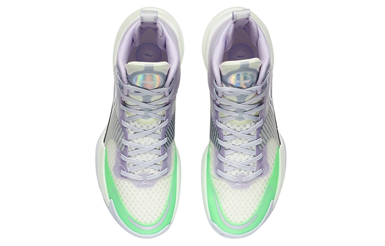 Li-Ning Ecru/Lilac - вид сзади