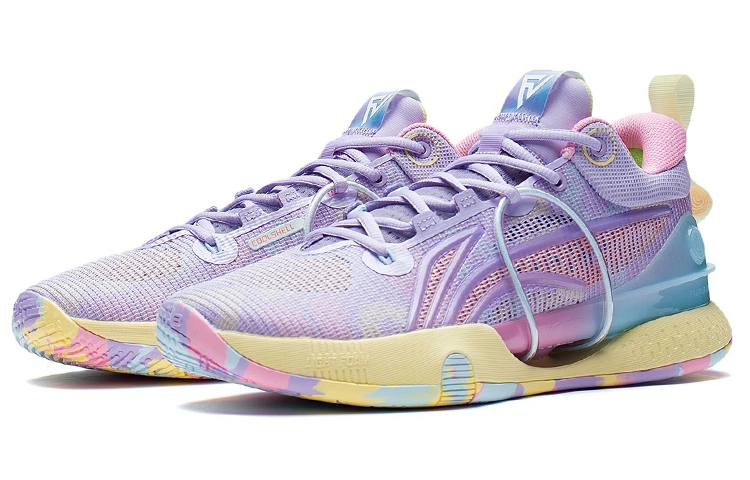 Li-Ning Speed 8 Lilac/Light Banana Yellow - вид спереди