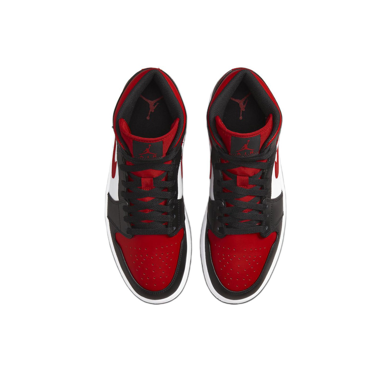 Jordan Air Jordan 1 mid "bred toe" - вид сзади