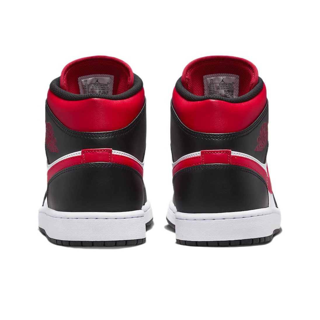 Jordan Air Jordan 1 mid "bred toe" - подошва