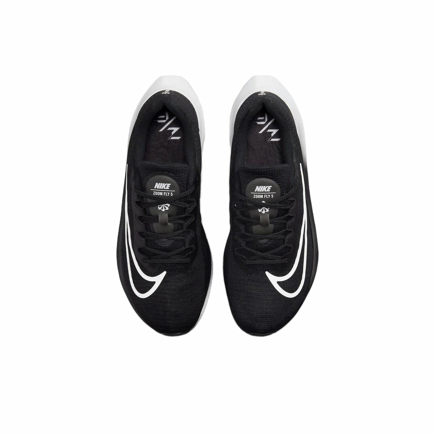 Nike Zoom Fly 5 'Black White' - вид сзади