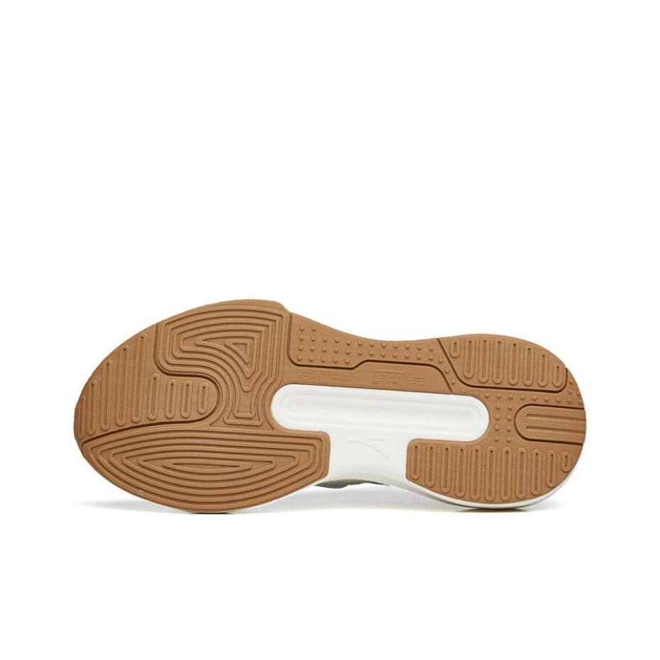 Anta C37 Series Lifestyle Ivory White/plaid Brown - sole
