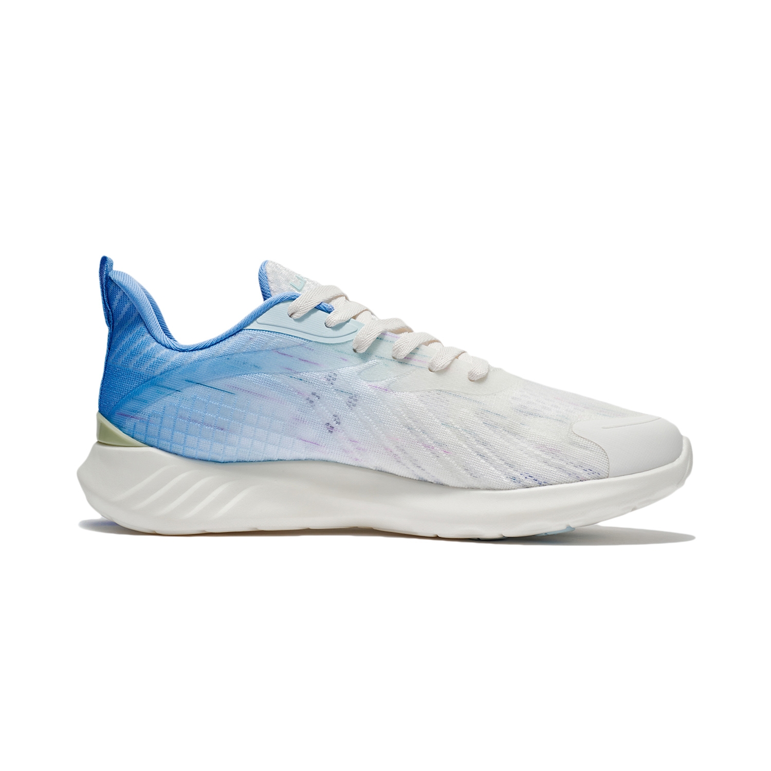 Li-Ning Elegance Series Mist White/Light Cobalt Blue - вид с внутренней стороны