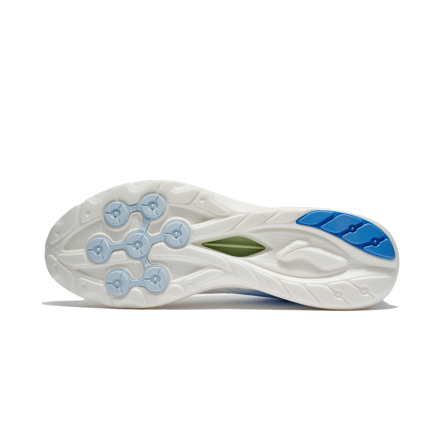 Li-Ning Elegance Series Mist White/Light Cobalt Blue - вид спереди