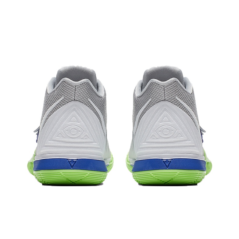 Nike Kyrie 5 GS 'Wolf Grey Lime' - вид спереди