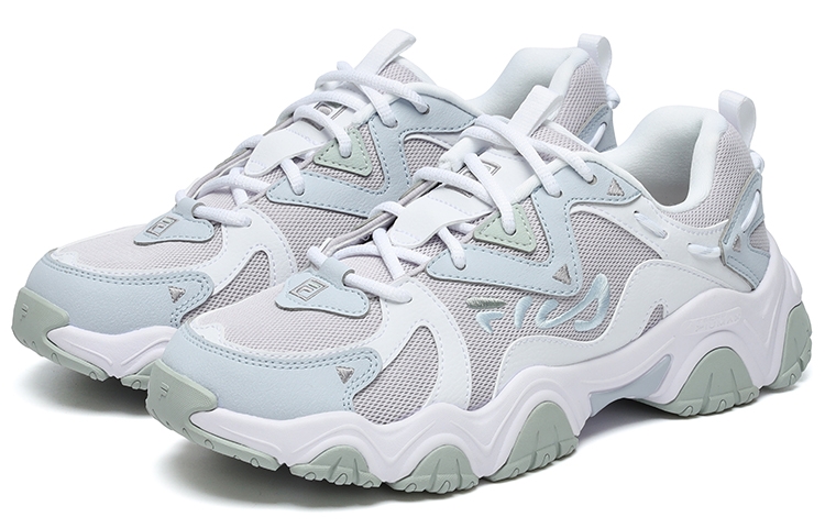 FILA Fluid 4 Sneakers 'White Blue Green' - вид спереди