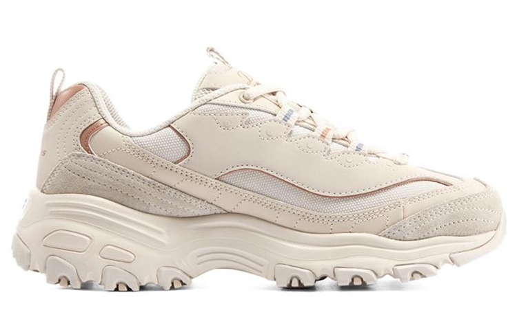Skechers D'Lites 1.0 'White Pink' - вид с внутренней стороны