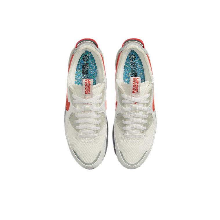 Nike Air Max 90 Terrascape, Summit White/Red Clay - вид сзади