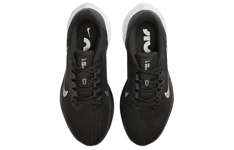 Nike Air Winflo 9 Black Dark Smoke Grey - вид сзади