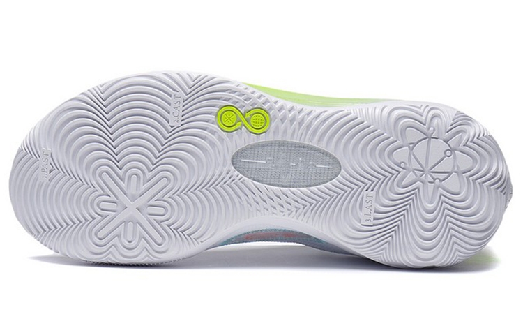 Li-Ning Wade 808 2 Standard White/Fluorescent Fruit Red - подошва