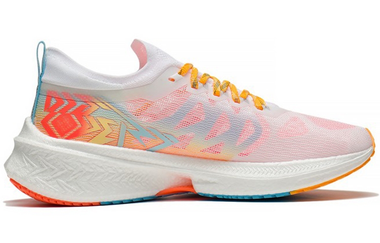 Li-Ning Feidian Discovery Standard White/Pink Blue - вид с внутренней стороны