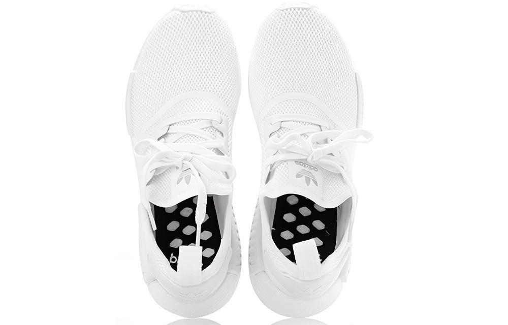 adidas NMD R1 White Monochrome - вид спереди