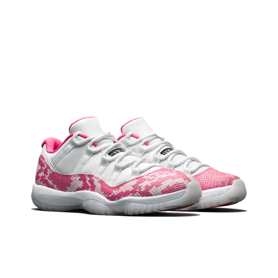 Jordan Air Jordan 11 pink snakeskin - вид спереди