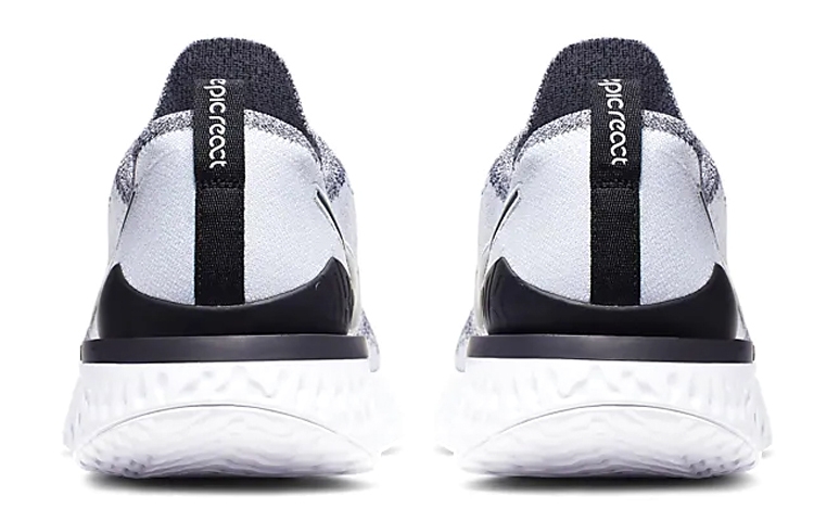 Nike Epic React Flyknit 2 White - вид сзади