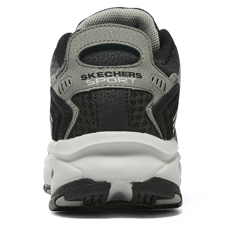 Skechers Vigor D'lites 'Black Grey White' - rear view