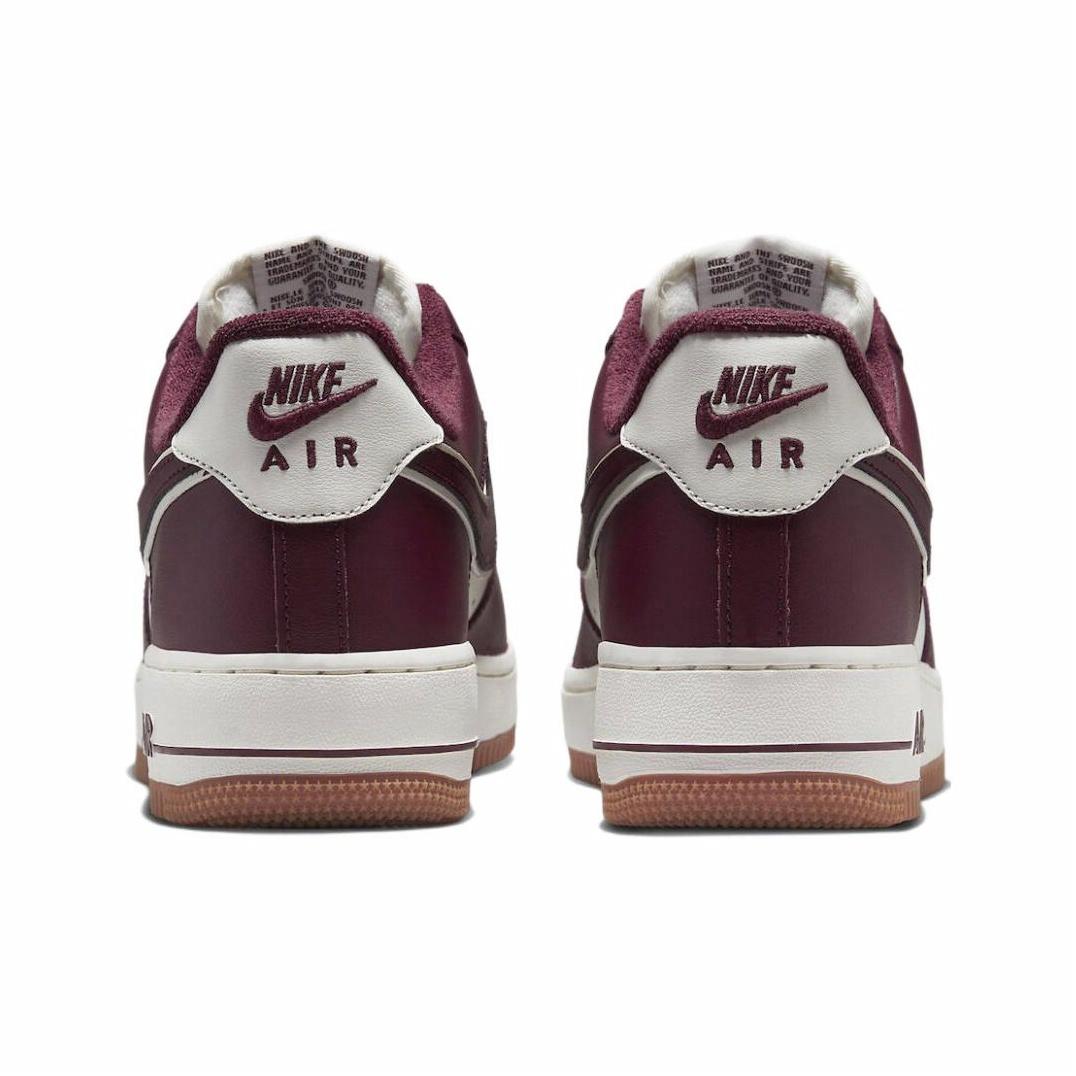 Nike Air Force 1 '07 LV8 'College Pack - Night Maroon - подошва