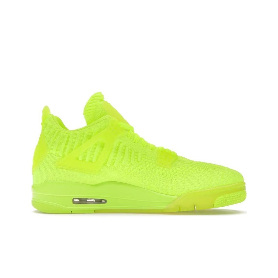 Jordan Air Jordan 4 Retro Flyknit Volt - вид с внутренней стороны