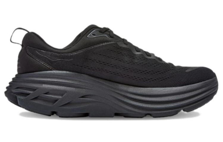 HOKA ONE ONE Bondi 8 2E Wide 'Triple Black' (полнота: 2E) - view from the inside
