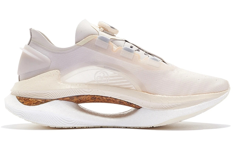 Li-Ning Jueying White Gray - вид с внутренней стороны