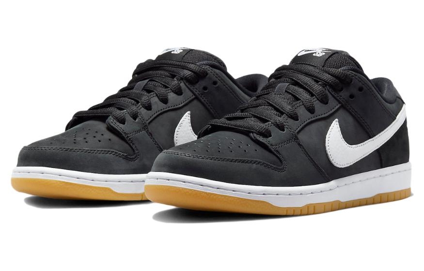 Nike SB Dunk Low Pro Black Gum - вид спереди