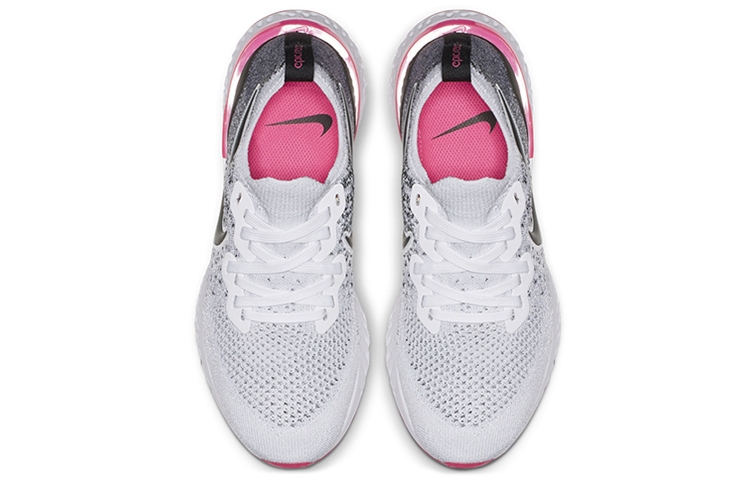 Nike Epic React Flyknit 2 Oreo Pink - вид сзади