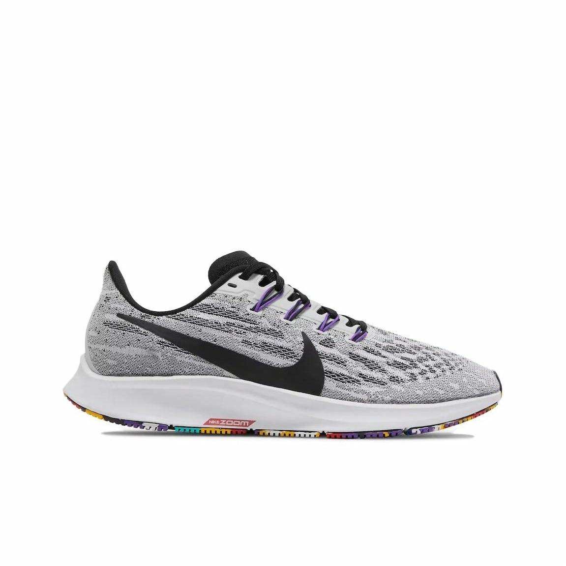Nike Air Zoom Pegasus 36 'White Hyper Grape' - вид с внутренней стороны