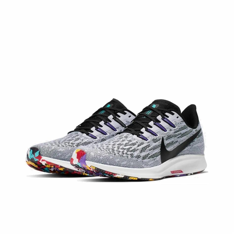 Nike Air Zoom Pegasus 36 'White Hyper Grape' - вид спереди