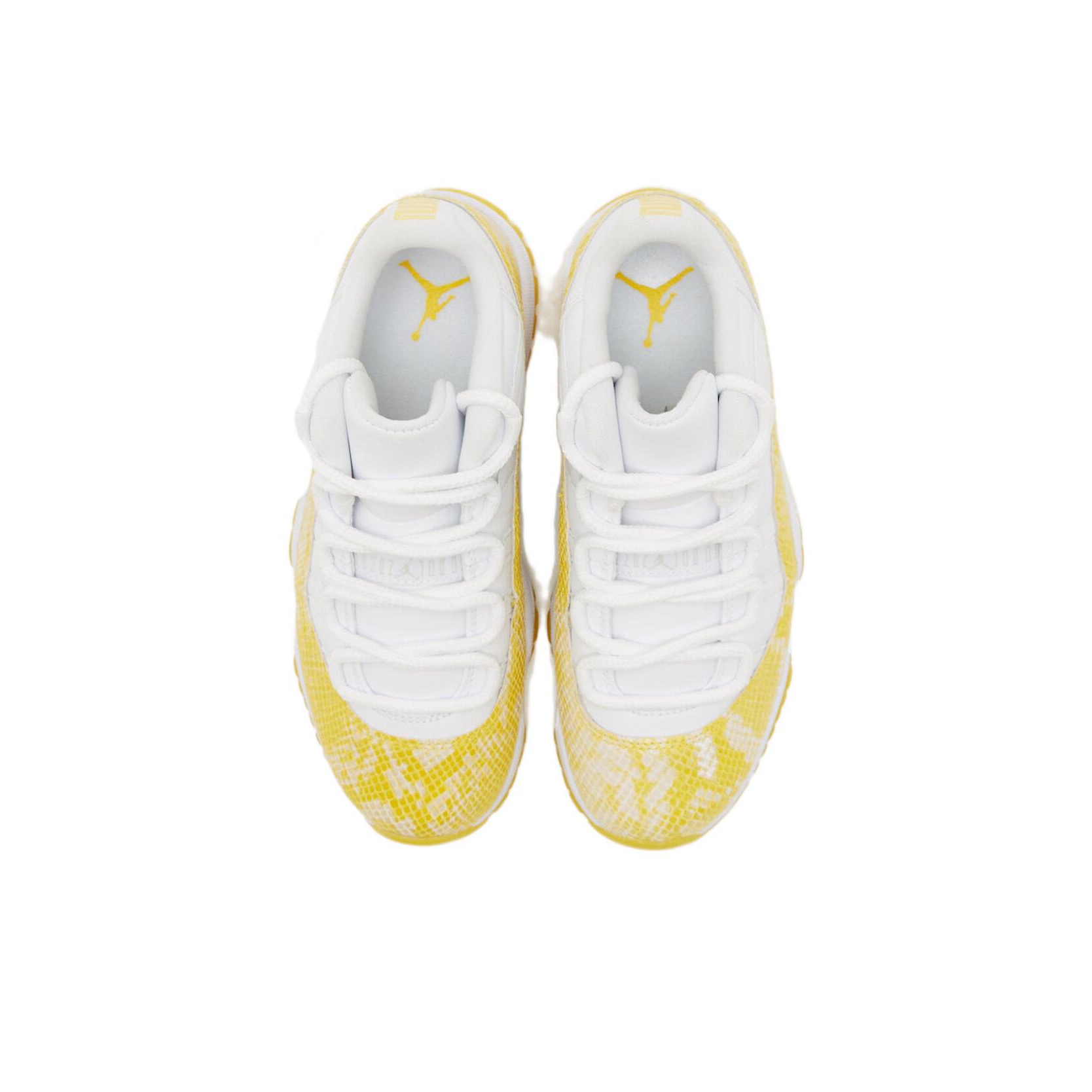 Jordan Air Jordan 11 Low "Yellow Snakeskin" - вид спереди