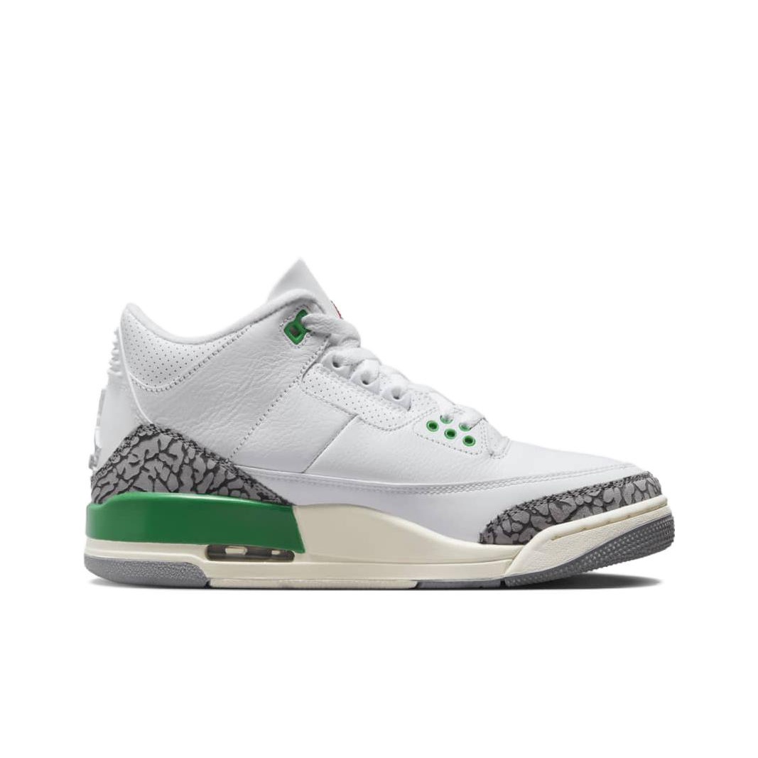 Jordan Air Jordan 3 Retro "Lucky Green" - вид с внутренней стороны
