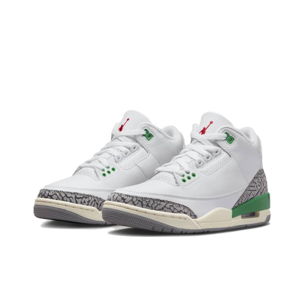 Jordan Air Jordan 3 Retro "Lucky Green" - вид спереди