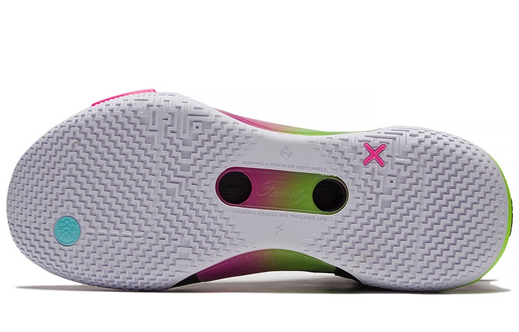 Li-Ning Shadow 4 Black/Cyan/Purple - подошва