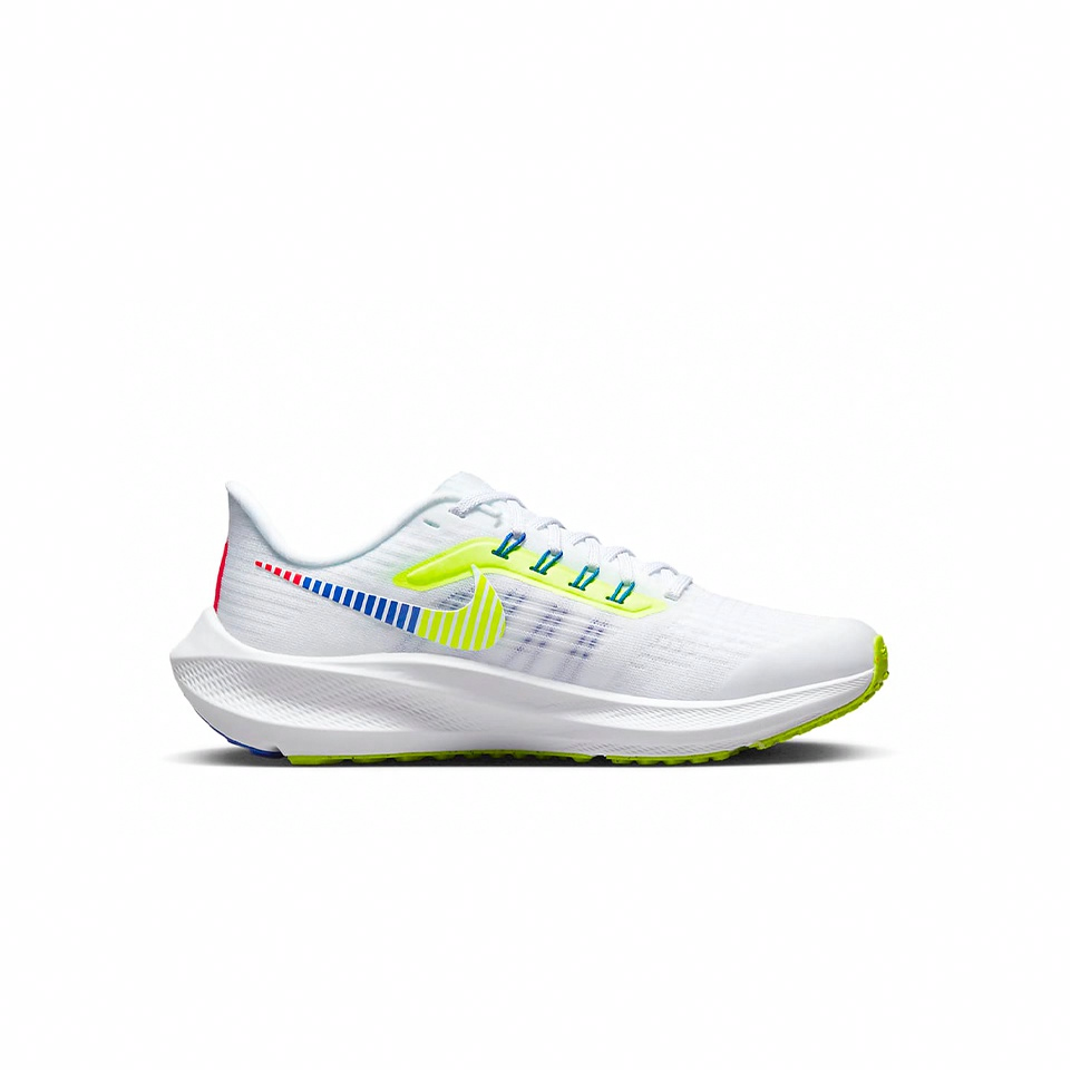 Nike Air Zoom Pegasus 39 PS 'White Volt Racer Blue' - вид с внутренней стороны