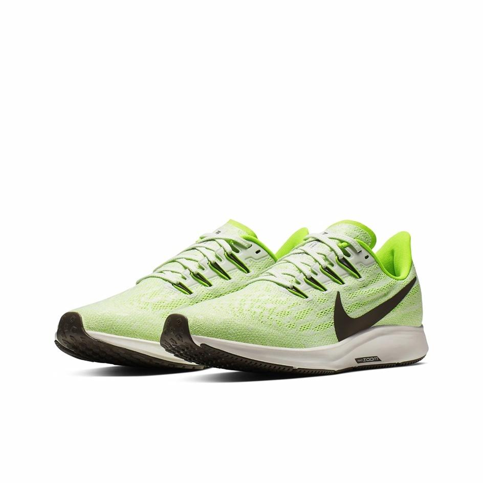 Nike Air Zoom Pegasus 36 'Electric Green' - вид с внутренней стороны