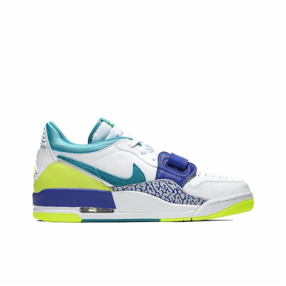 Just Don x Air Jordan Legacy 312 Low 'Neon Aquamarine' - вид с внутренней стороны