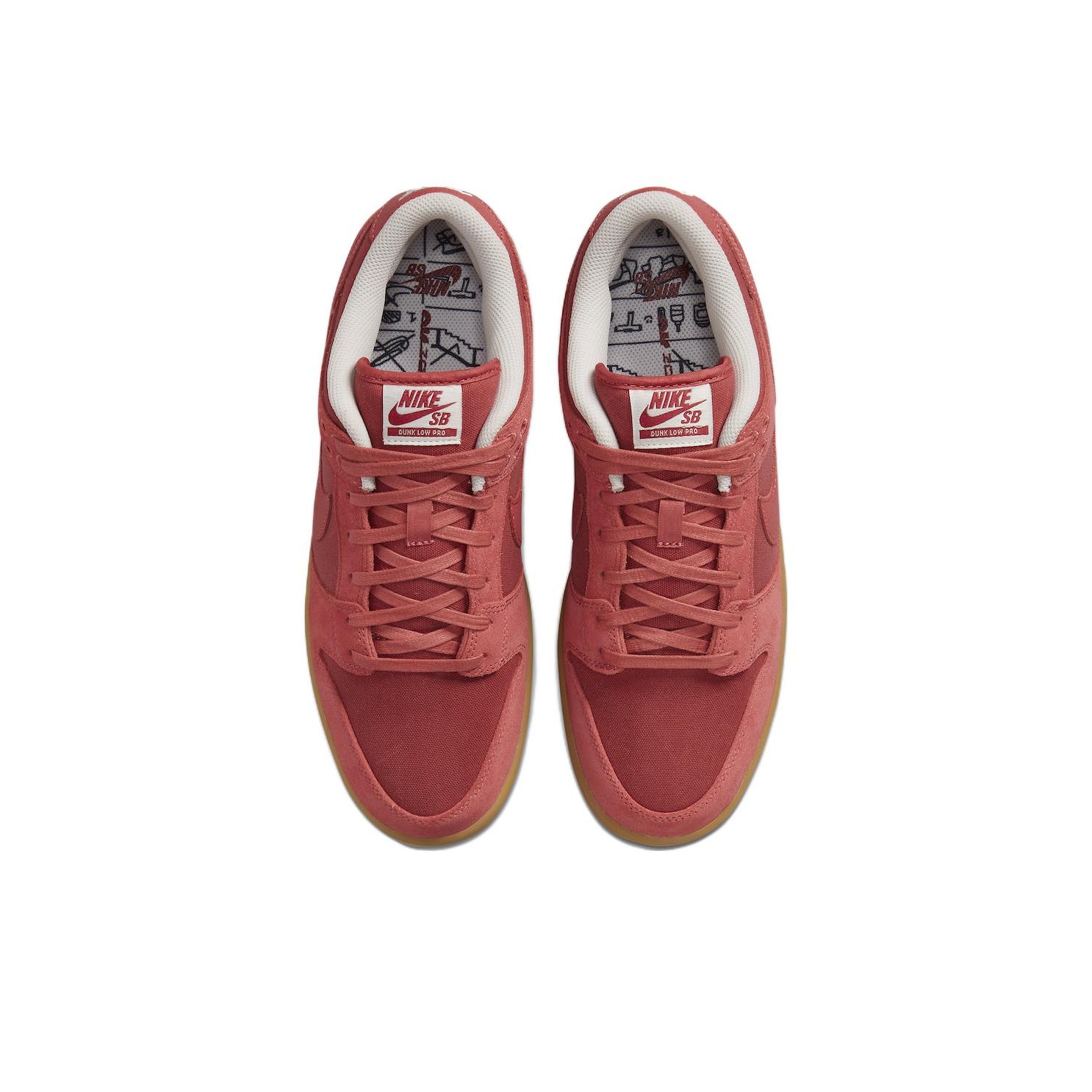 Nike Dunk SB "Red Gum" - вид сзади