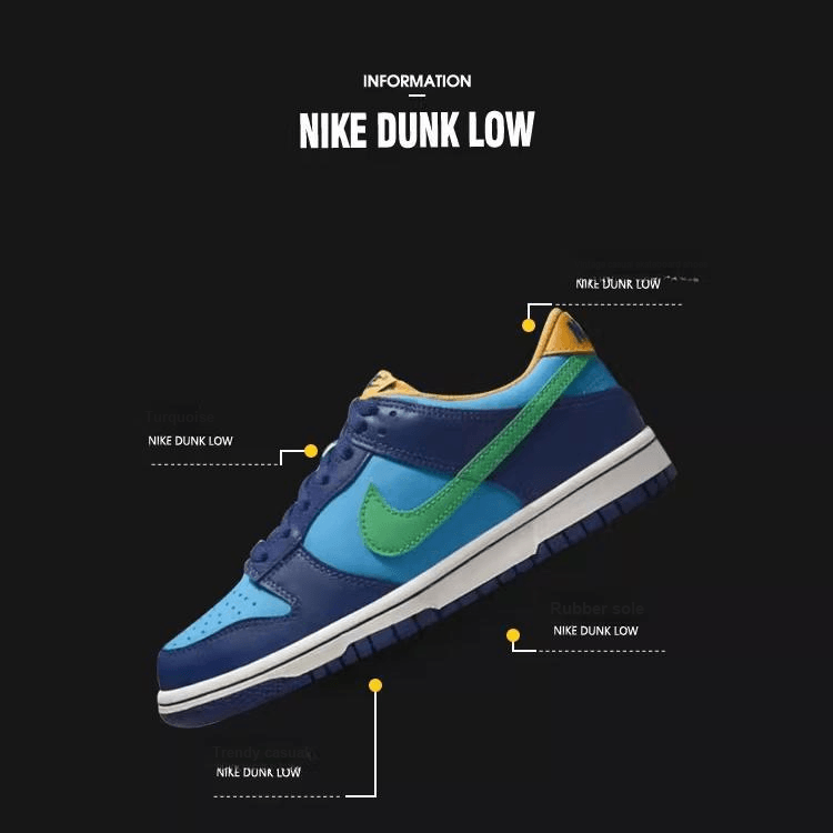 Nike Dunk Low All Star 2023 GS - вид с внутренней стороны