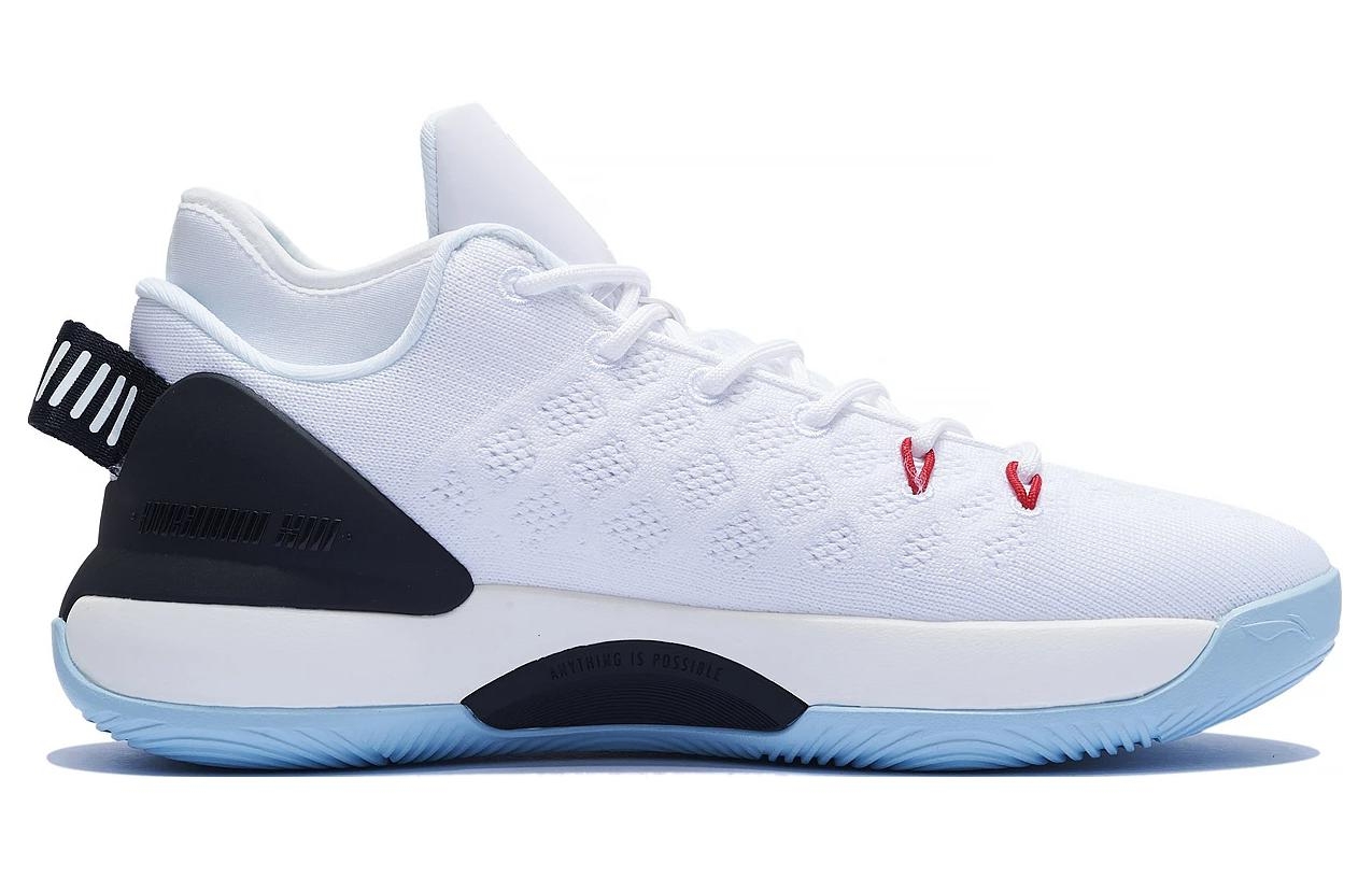 Li-Ning Yushuai 13 Low 'White Black' - view from the inside