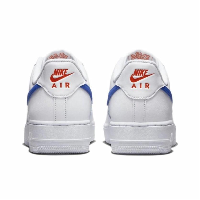 Nike Air Force 1 07 Trainers HOOPS WHITE RACER BLUE - подошва