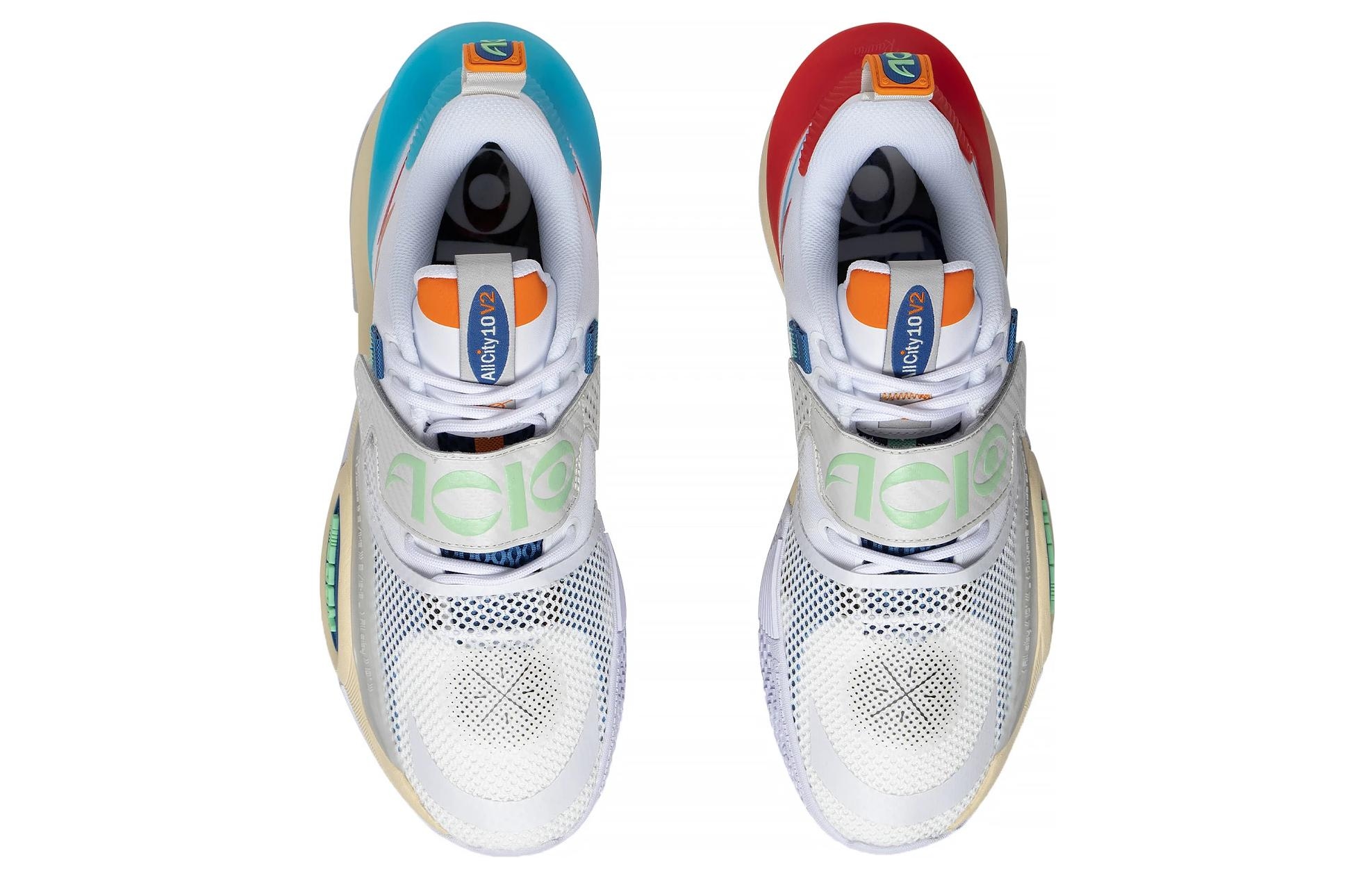 Li-Ning All City 10 V2 Standard White/Antarctic Gray - вид сзади